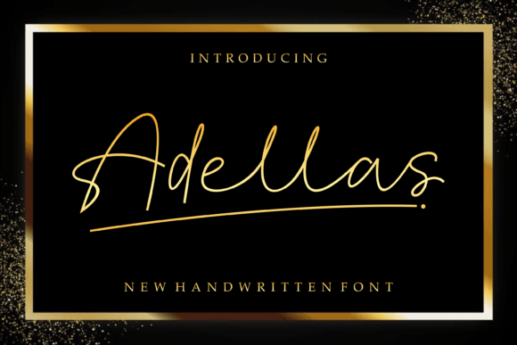 Adellas Script Font for Handmade Creators
