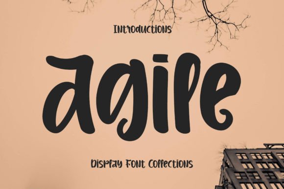 Agile Script Font for Handmade Branding