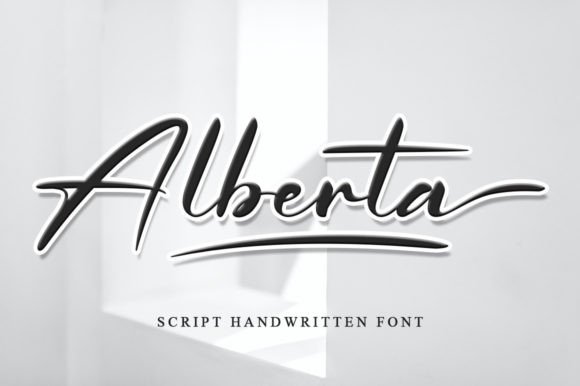 Alberta Script Font for Modern Branding & Social Content
