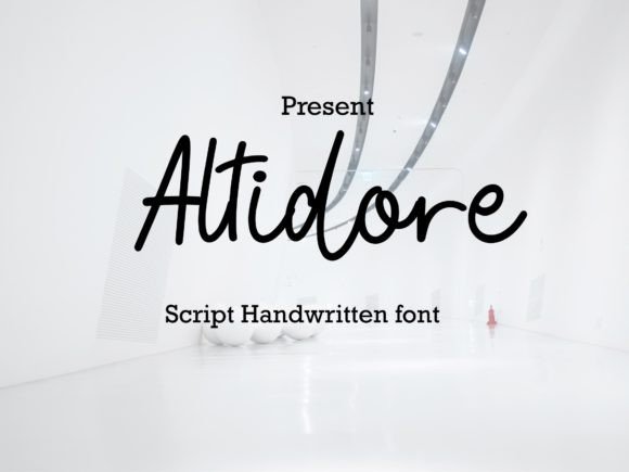 Altidore: A Stylish Script Font for Elegant Editorial Design