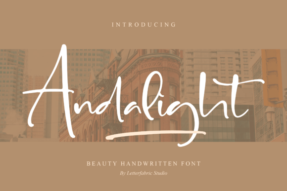 Andalight: A Beauty Handwritten Font for Thoughtful Editorial Design