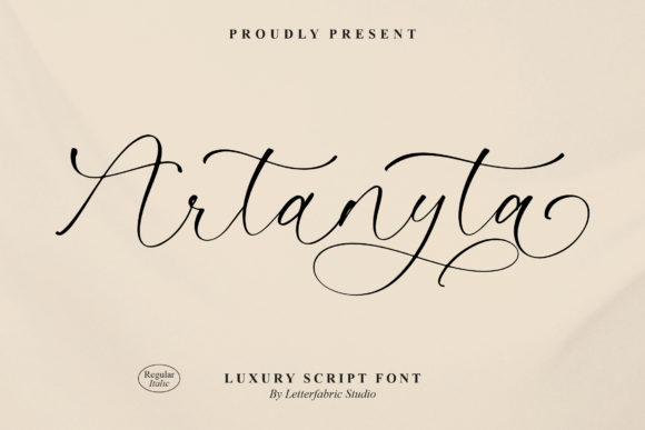 Artanyta: A Luxury Script Handwritten Font for Elegant Branding