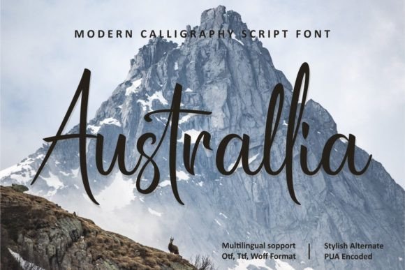 Australlia: A Premium Script Handwritten Font for Designers