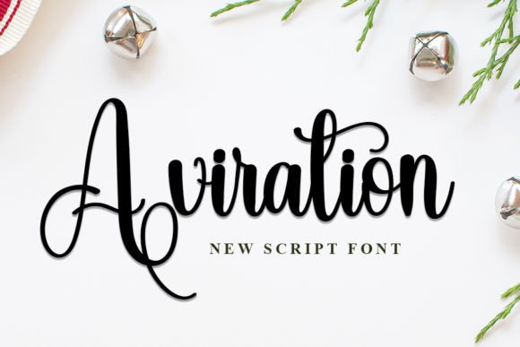Aviration Script Font for Handmade Creators