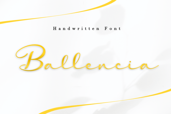 Ballencia Script Font for Handmade Creators