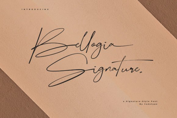 Bellogia Signature: A Premium Script Handwritten Font for Brand Elegance