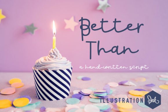 Better Than Script Handwritten Font for Playful Editorial Design