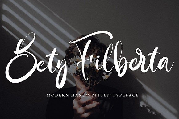 Bety Filberta: A Modern Script Handwritten Font for Real Branding