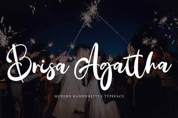 Brisa Agattha Script Font for Elegant Branding