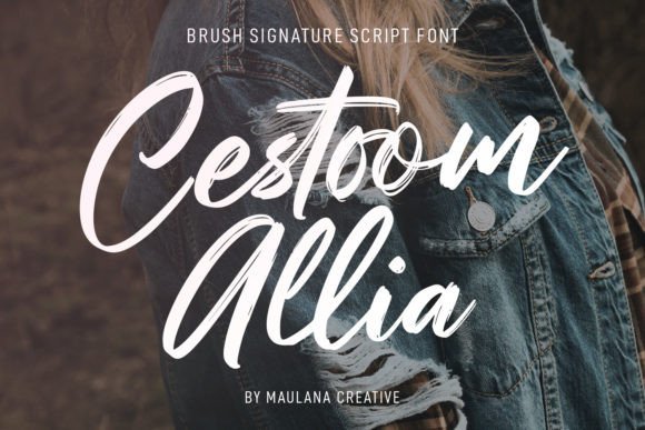 Cestoom Allia: A Modern Script Handwritten Font for Digital Branding