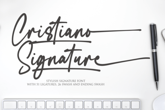 Cristiano Signature Font for Elegant Branding