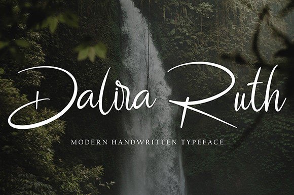 Delira Ruth: A Dazzling Script Font for Editorial Elegance