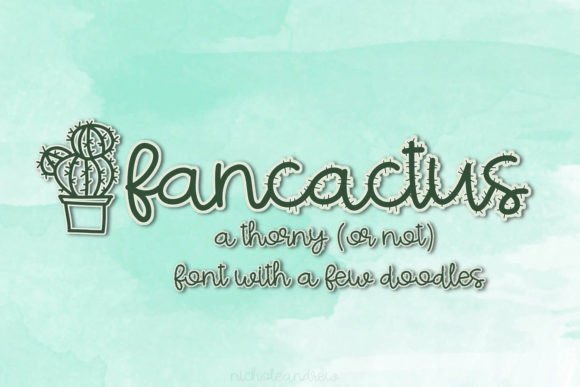 Fancactus Script Handwritten Font for Warm, Playful Branding