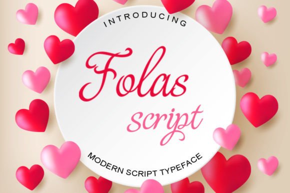 Folas Script Font for Elegant Editorial Design