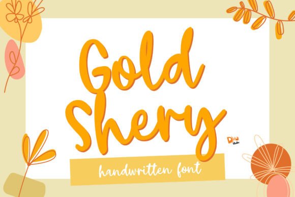 Gold Shery: A Gorgeous Script Handwritten Font for Real Branding