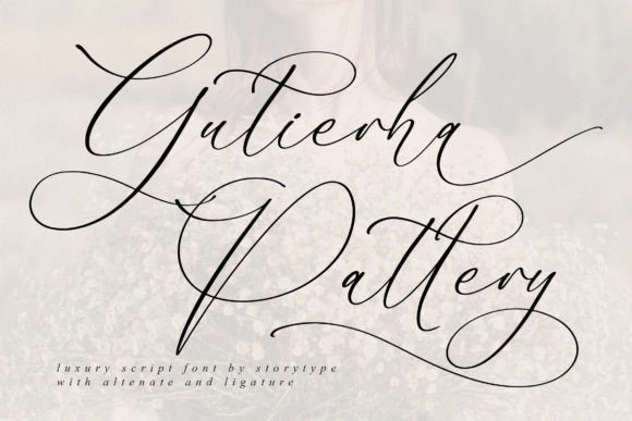 Gutierha Pattery: A Luxurious Script Font for Digital Branding