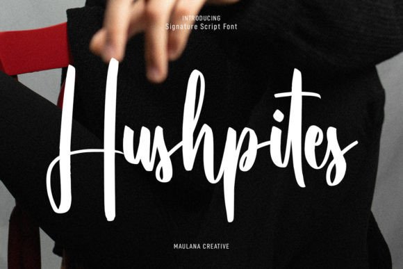 Hushpites: A Modern Script Handwritten Font for Makers