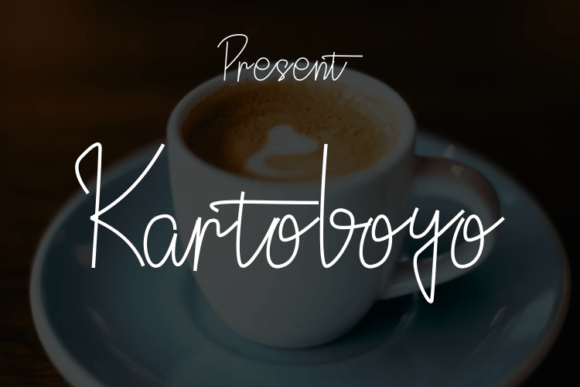 Kartoboyo: A Modern Script Typeface for Elegant Editorial Design