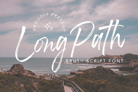 Long Path Script Handwritten Font for Makers