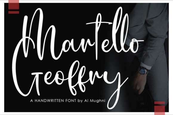 Martello Geoffry Script Font for Digital Design