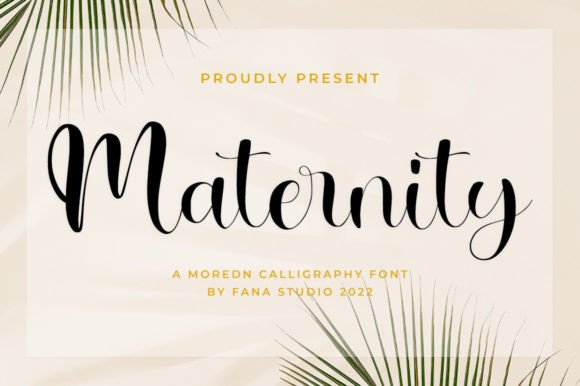 Maternity Script Font for Elegant Editorial Design