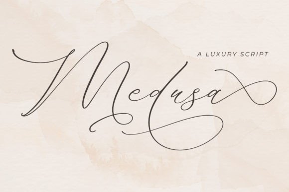 Medusa Script Font for Polished Branding