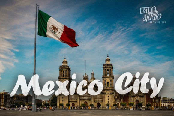 Mexico City: A Handwritten Bold Brush Script Font for Editorial Elegance