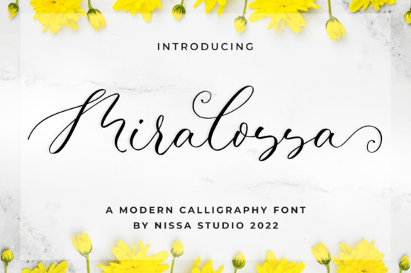 Miralossa Script Font for Elegant Branding Projects