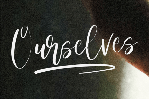 Ourselves Script Font for Editorial Design