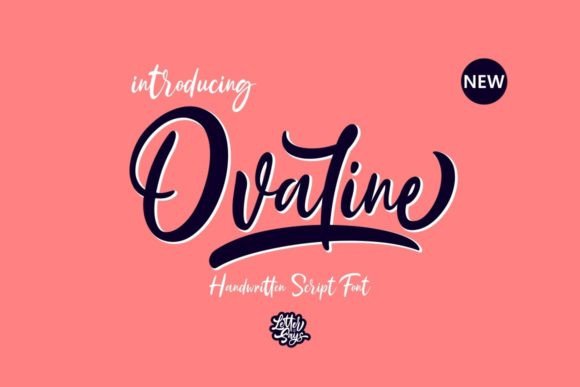Ovaline: A Bold Script Handwritten Font for Standout Campaigns