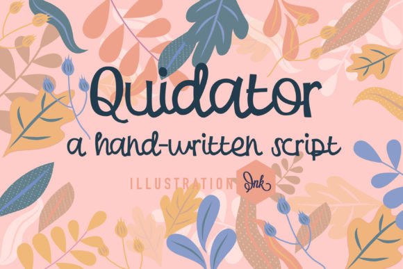 Quidator: A Script Handwritten Font for Warm, Inviting Editorial Design