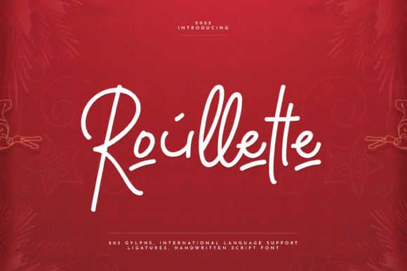 Roullette: A Stylish and Delicate Script Font for Elegant Branding