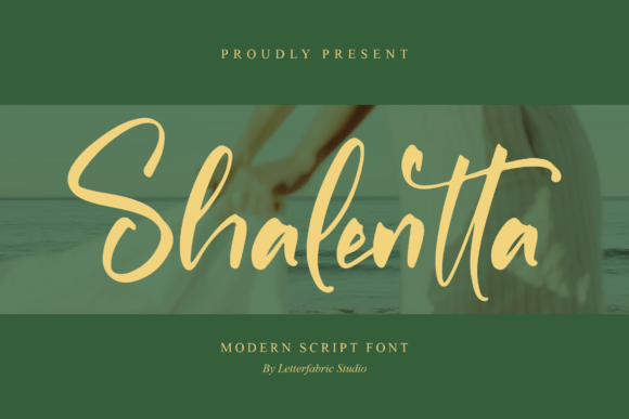 Shalentta: A Modern Script Font for Thoughtful Editorial Design