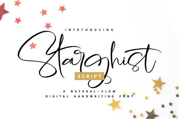 Starghist: A Refined Script Font for Elegant Digital Branding