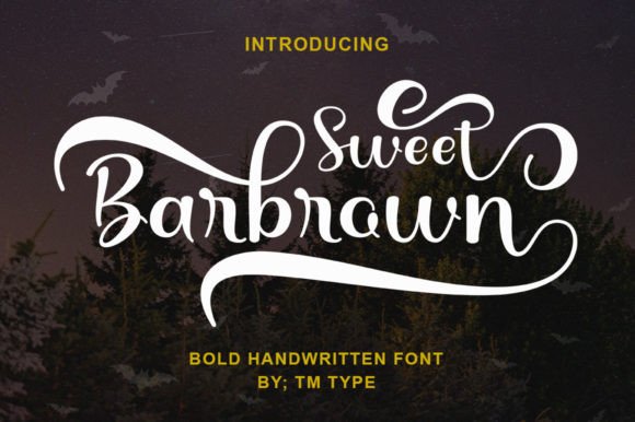 Sweet Barbrown: A Friendly Script Handwritten Font for Branding