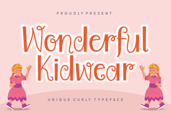 Wonderful Kidwear Script Font for Playful Brand Identity
