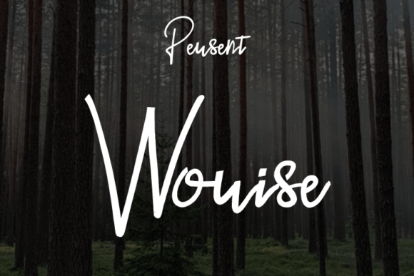 Worise: A Modern Script Typeface for Elegant Branding